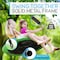 Serenelife Flying Fun Toy Swing - Indoor/Outdoor Hanging Rope Swinging Seat Spinner (Green) SLSWNG100GN - alternate 3